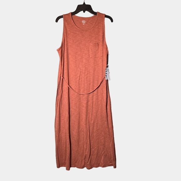 Market & Spruce Dresses & Skirts - Market & Spruce Rayann Sleeveless Midi Dress Burnt Orange Size 1X NWT